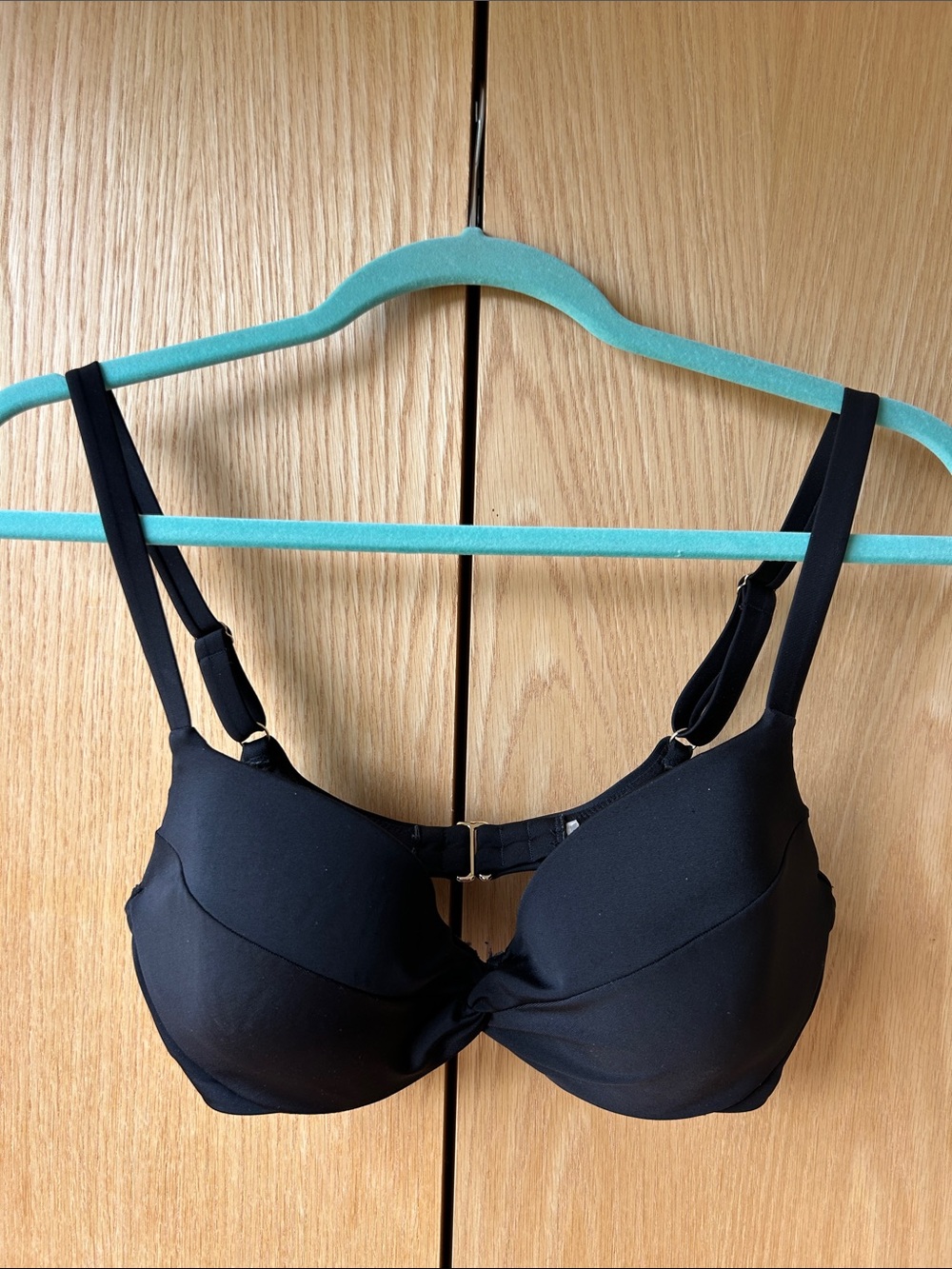 Victoria's Secret Black Bikini Top with Underwire Support